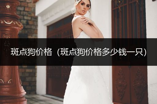 斑點(diǎn)狗價(jià)格（斑點(diǎn)狗價(jià)格多少錢一只）