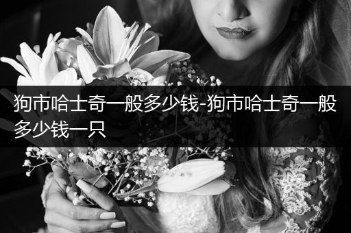 狗市哈士奇一般多少錢-狗市哈士奇一般多少錢一只