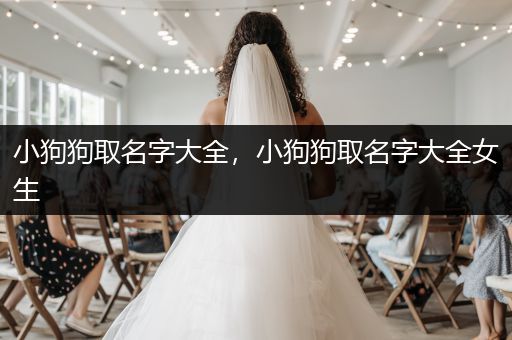 小狗狗取名字大全,小狗狗取名字大全女生