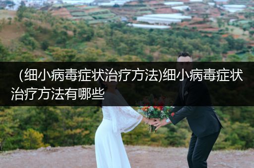 (細小病毒癥狀治療方法)細小病毒癥狀治療方法有哪些