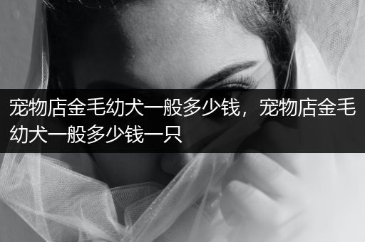 寵物店金毛幼犬一般多少錢，寵物店金毛幼犬一般多少錢一只