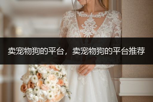 賣寵物狗的平臺(tái)，賣寵物狗的平臺(tái)推薦