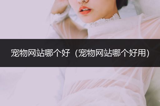 寵物網(wǎng)站哪個好（寵物網(wǎng)站哪個好用）