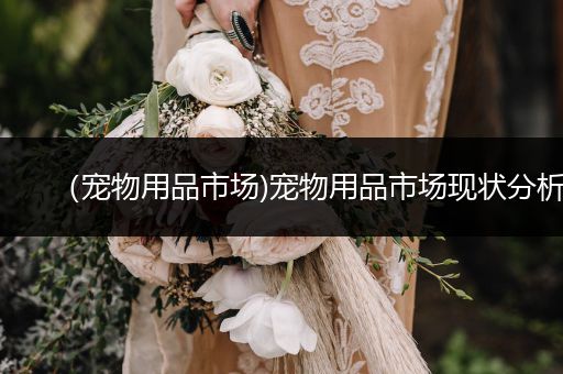 （寵物用品市場(chǎng))寵物用品市場(chǎng)現(xiàn)狀分析