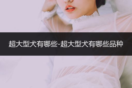 超大型犬有哪些-超大型犬有哪些品種