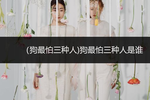 （狗最怕三種人)狗最怕三種人是誰