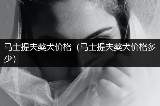 馬士提夫獒犬價格（馬士提夫獒犬價格多少）