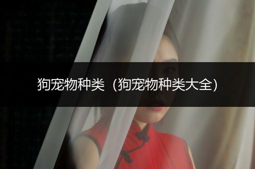 狗寵物種類(lèi)（狗寵物種類(lèi)大全）