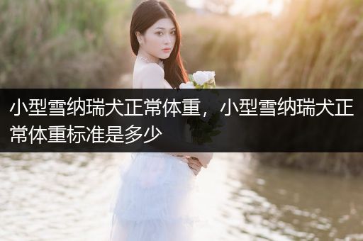 小型雪納瑞犬正常體重，小型雪納瑞犬正常體重標(biāo)準(zhǔn)是多少