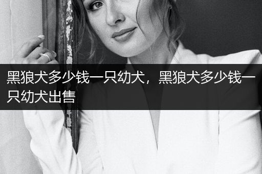 黑狼犬多少錢一只幼犬，黑狼犬多少錢一只幼犬出售