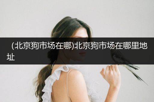 （北京狗市場在哪)北京狗市場在哪里地址