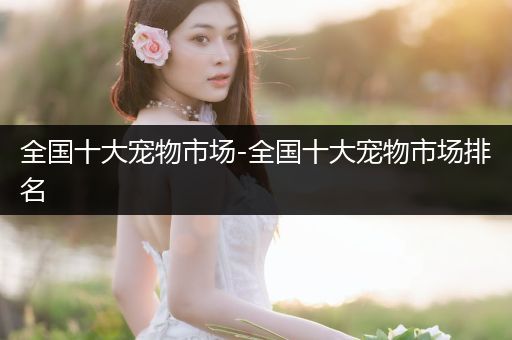 全國十大寵物市場-全國十大寵物市場排名