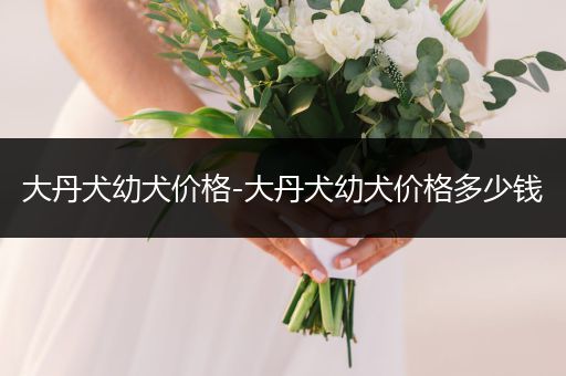 大丹犬幼犬價格-大丹犬幼犬價格多少錢