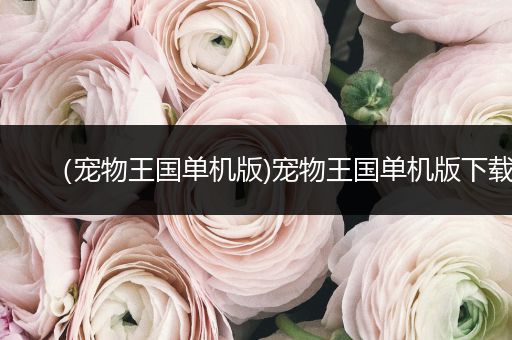 (寵物王國單機版)寵物王國單機版下載