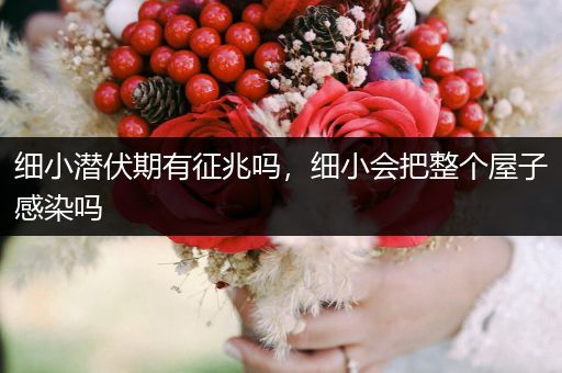 細小潛伏期有征兆嗎，細小會把整個屋子感染嗎