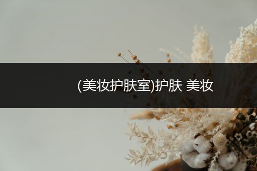 （美妝護(hù)膚室)護(hù)膚 美妝