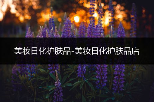 美妝日化護膚品-美妝日化護膚品店
