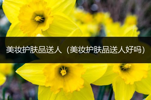 美妝護(hù)膚品送人（美妝護(hù)膚品送人好嗎）