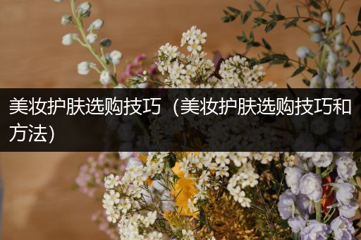 美妝護(hù)膚選購(gòu)技巧（美妝護(hù)膚選購(gòu)技巧和方法）