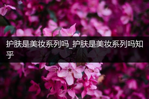 護(hù)膚是美妝系列嗎_護(hù)膚是美妝系列嗎知乎