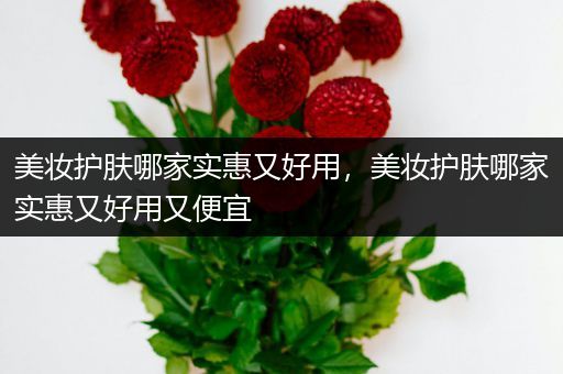 美妝護膚哪家實惠又好用，美妝護膚哪家實惠又好用又便宜