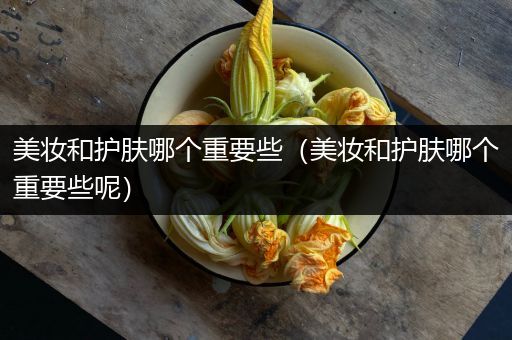 美妝和護(hù)膚哪個(gè)重要些（美妝和護(hù)膚哪個(gè)重要些呢）