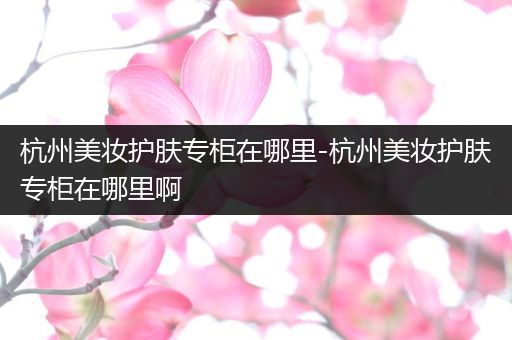 杭州美妝護(hù)膚專柜在哪里-杭州美妝護(hù)膚專柜在哪里啊