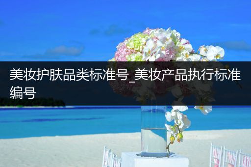 美妝護(hù)膚品類(lèi)標(biāo)準(zhǔn)號(hào)_美妝產(chǎn)品執(zhí)行標(biāo)準(zhǔn)編號(hào)