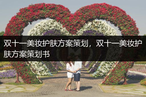 雙十一美妝護膚方案策劃，雙十一美妝護膚方案策劃書