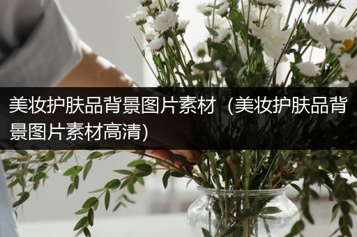 美妝護(hù)膚品背景圖片素材（美妝護(hù)膚品背景圖片素材高清）