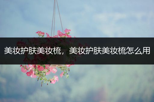 美妝護膚美妝梳，美妝護膚美妝梳怎么用