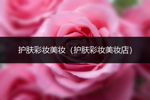 護膚彩妝美妝（護膚彩妝美妝店）