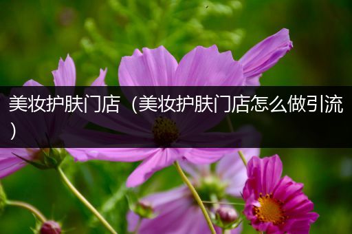 美妝護(hù)膚門(mén)店（美妝護(hù)膚門(mén)店怎么做引流）