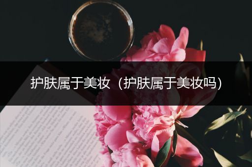 護(hù)膚屬于美妝（護(hù)膚屬于美妝嗎）