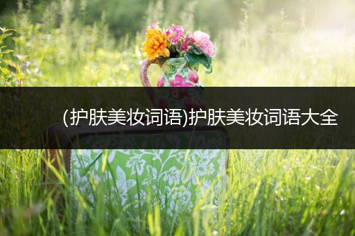 （護(hù)膚美妝詞語(yǔ))護(hù)膚美妝詞語(yǔ)大全