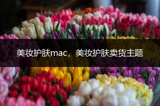美妝護(hù)膚mac，美妝護(hù)膚賣貨主題