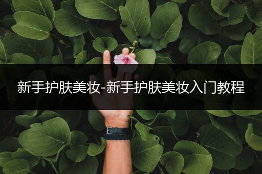 新手護膚美妝-新手護膚美妝入門教程