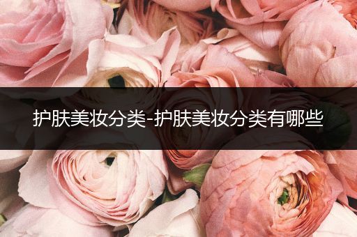 護(hù)膚美妝分類-護(hù)膚美妝分類有哪些