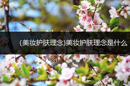 （美妝護膚理念)美妝護膚理念是什么