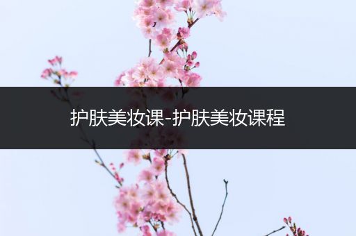 護(hù)膚美妝課-護(hù)膚美妝課程