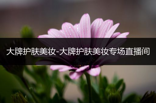 大牌護(hù)膚美妝-大牌護(hù)膚美妝專場直播間