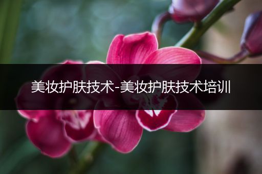 美妝護膚技術-美妝護膚技術培訓