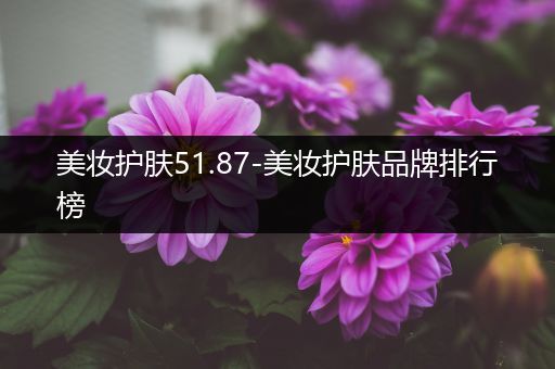 美妝護(hù)膚51.87-美妝護(hù)膚品牌排行榜