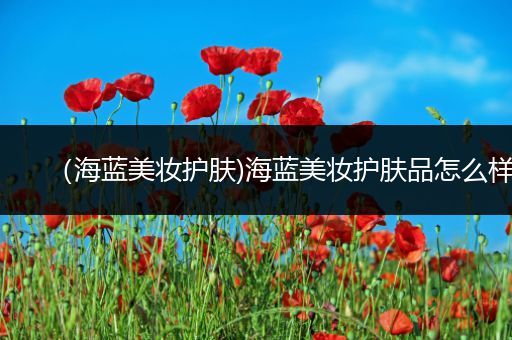 （海藍(lán)美妝護(hù)膚)海藍(lán)美妝護(hù)膚品怎么樣