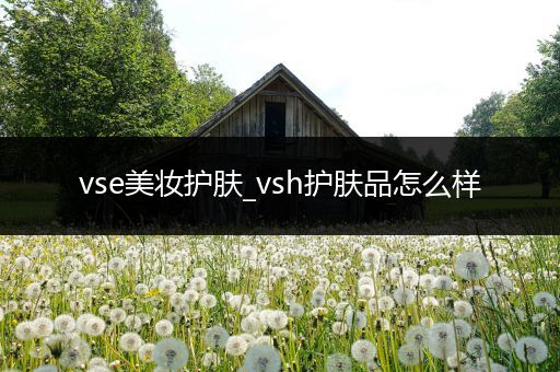 vse美妝護(hù)膚_vsh護(hù)膚品怎么樣