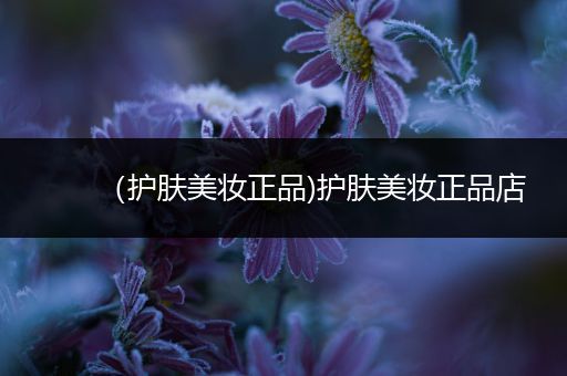 （護(hù)膚美妝正品)護(hù)膚美妝正品店