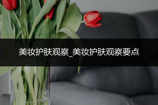 美妝護(hù)膚觀察_美妝護(hù)膚觀察要點(diǎn)