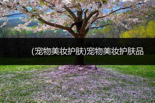 （寵物美妝護(hù)膚)寵物美妝護(hù)膚品