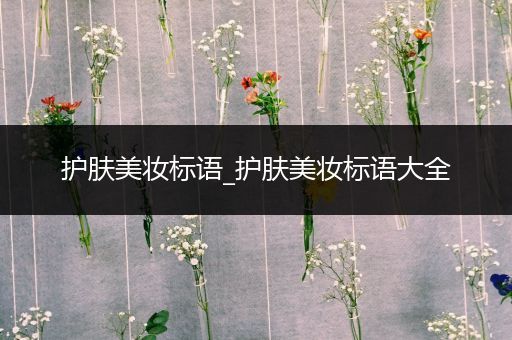 護(hù)膚美妝標(biāo)語(yǔ)_護(hù)膚美妝標(biāo)語(yǔ)大全