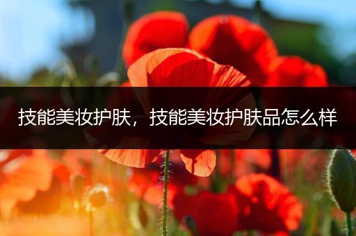 技能美妝護(hù)膚，技能美妝護(hù)膚品怎么樣
